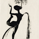Fountain of You, 1993. Ink on paper, 50 x 38 inches, Sikkema Jenkins & Co. (Courtesy of Art Basel)
